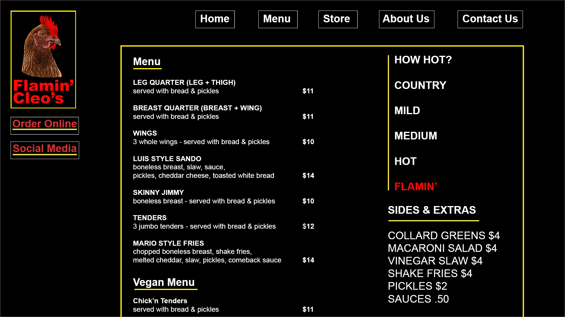 Flamin' Laptop Wireframe 2